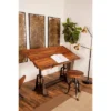 Industrial Teak Wood Console Table Brown - Olivia & May -Smart Office Sets GUEST 75fc9a63 b2b9 458c b356 bd1e56be9ee7