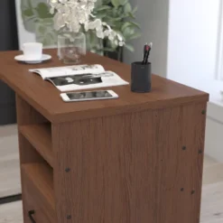 Merrick Lane Rustic Computer Desk With Shelving And Storage Drawer Metal Frame Pedestal Base Home Office Desk 21 Merrick Lane Rustic Computer Desk With Shelving And Storage Drawer Metal Frame Pedestal Base Home Office Desk -Smart Office Sets GUEST 767acdb2 2222 476c a62f 6857de36bd02