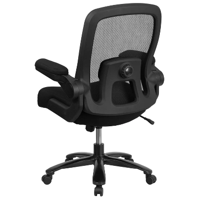 Flash Furniture HERCULES Series Big & Tall 500 Lb. Rated Mesh Executive Swivel Ergonomic Office Chair With Adjustable Lumbar 8 Flash Furniture HERCULES Series Big & Tall 500 Lb. Rated Mesh Executive Swivel Ergonomic Office Chair With Adjustable Lumbar - Image 6