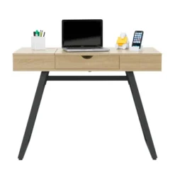 Rockdale Modern Office Writing Laptop Desk Honey Maple - Calico Designs -Smart Office Sets GUEST 7a1ccdaf b92d 464d ae06 94c8715247e5