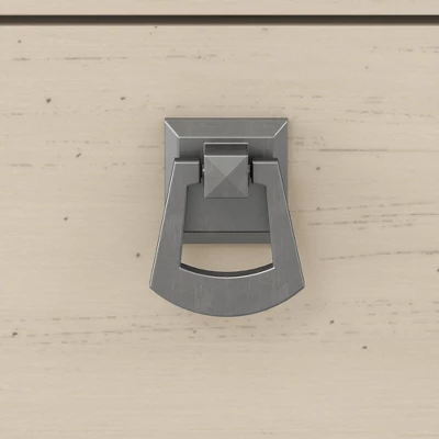 Salinas 2 Drawers File Cabinet In Antique White - Bush Furniture 5 Salinas 2 Drawers File Cabinet In Antique White - Bush Furniture - Image 3