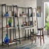 3pc Neveah Marble Ladder Desk And Bookcase Set Matte Black - Inspire Q -Smart Office Sets GUEST 7bc94640 4fa5 4955 904b 9b7316f1d931