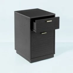 Grooved Wood 2-Drawer Vertical Filing Cabinet - Hearth & Hand™ With Magnolia -Smart Office Sets GUEST 80372b10 a561 4157 9a6a 2ade8625c354