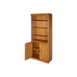 Huntington Oxford Wood Bookcase With Doors - Martin Furniture -Smart Office Sets GUEST 815fc045 12ef 4722 9a70 0bdba3500c2d