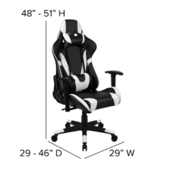 Flash Furniture Gaming Desk And Reclining Gaming Chair Set With Cup Holder, Headphone Hook, And Monitor/Smartphone Stand -Smart Office Sets GUEST 827f2657 a84d 4c3d 9a4e 0a261a4e82a5