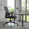 Boss Office Products Mesh Back Task Chair Black: Ergonomic, Adjustable Arms, Swivel, Nylon Legs -Smart Office Sets GUEST 83657538 b57c 4642 bc01 3c0d6b5e7d55