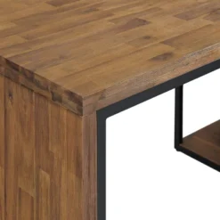 55" Lloyd Corner Desk With Storage Credenza Natural - Alaterre Furniture -Smart Office Sets GUEST 83d7c3f9 2a80 4668 9c2b dd9b9119530a