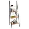 70" Ladder Bookshelf Mixed Material Light Brown - ClosetMaid -Smart Office Sets GUEST 84434fc2 4733 4402 bbdc ebbd95f56671