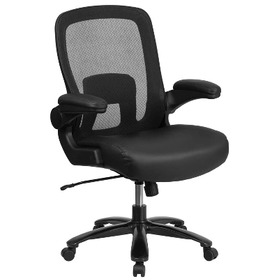 Flash Furniture HERCULES Series Big & Tall 500 Lb. Rated Mesh Executive Swivel Ergonomic Office Chair With Adjustable Lumbar 13 Flash Furniture HERCULES Series Big & Tall 500 Lb. Rated Mesh Executive Swivel Ergonomic Office Chair With Adjustable Lumbar - Image 11