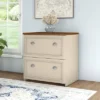 2 Drawer Fairview File Cabinet Antique White - Bush Furniture -Smart Office Sets GUEST 88e6e00a f6b2 4c24 b349 97e32408102e