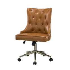 Busiris Height Adjustable Task Chair With Nailhead Trim | Karat Home-TURQUOISE 31 Busiris Height Adjustable Task Chair With Nailhead Trim | Karat Home-TURQUOISE -Smart Office Sets GUEST 8a927832 59af 4ddf 8b6e 7713fe9ae628