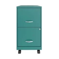 Space Solutions 18" Deep 2 Drawer Mobile Letter Width Vertical File Cabinet -Smart Office Sets GUEST 8b64147e 1121 43b7 a71f 18c4c180c771