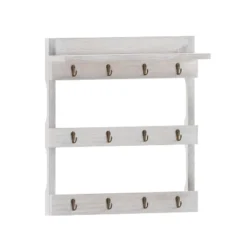 Emma And Oliver Wall Mounted Mug Rack With 12 Coffee Cup Hangers And Built-In Shelf For Coffee, Sugar & More -Smart Office Sets GUEST 8cfd5d8d 55a2 4a12 b0c2 827b77601e5e