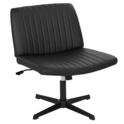 BestMassage Criss Cross Chiar Armless Adjustable Swivel Padded Home Office Desk Chair Wide Seat Computer Task For Home Office -Smart Office Sets GUEST 8e6c1b03 dd9f 4542 835a 05e4b8a02c85