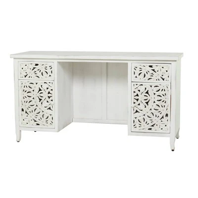 31" X 56" Traditional Wood Desk - Olivia & May 11 31" X 56" Traditional Wood Desk - Olivia & May - Image 9