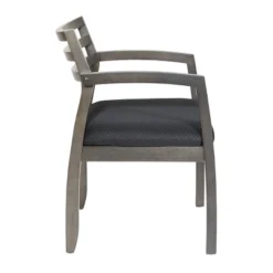 Napa Cherry Guest Chair Black/Gray - OSP Home Furnishings -Smart Office Sets GUEST 900415c7 be31 41df 8aec 185d69ca5108