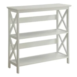 32.5" Oxford 3 Tier Bookcase - Breighton Home -Smart Office Sets GUEST 90184236 56bb 4855 9465 5281282d1c5e