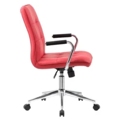 Modern Office Chair With Chrome Arms Red - Boss Office Products -Smart Office Sets GUEST 91b7cf86 42d1 4921 9708 b995f3e70366