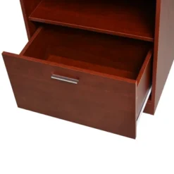 HomCom 2 Piece Corner Computer Desk Workstation With Printer Stand Storage Cabinet -Smart Office Sets GUEST 92f2b285 4c74 4931 b8f4 3037789a2b81