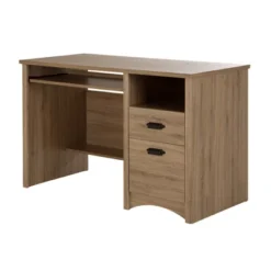 Gascony Wood Computer Desk With Drawers - South Shore -Smart Office Sets GUEST 94f5a8fa b82c 418c 85ff 5001b18fd5d7