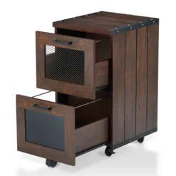 Jarama Rustic 2 Drawer Filing Cabinet Walnut- MiBasics -Smart Office Sets GUEST 959cd8cd 5cab 4806 bb3e 4078a0d49aca