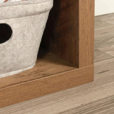 29.92" 4 Cube Organizer Bookcase Rural Pine - Sauder 7 29.92" 4 Cube Organizer Bookcase Rural Pine - Sauder - Image 5