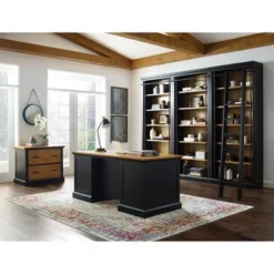 Toulouse File Cabinet Honey/Black - Martin Furniture