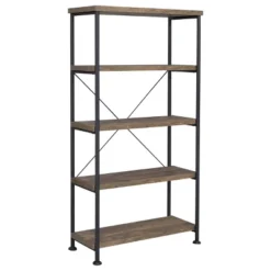 Analiese 4 Shelf Bookcase - Coaster -Smart Office Sets GUEST 98be7e17 7ca3 44a6 a866 b4e762216da9