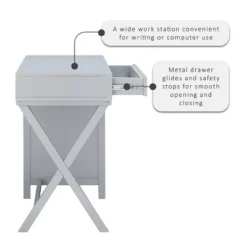 Peggy Side Storage Desk - Linon -Smart Office Sets GUEST 992fa497 fb36 4ff0 91f0 156fc684688a