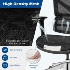 Costway Ergonomic Mesh Office Chair Adjustable High Back Chair W/ Lumbar Support -Smart Office Sets GUEST 9b50d341 9990 4c22 870f 4260f1786eb8