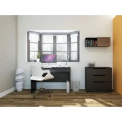 Next 3 Drawer Filing Cabinet Black - Nexera -Smart Office Sets GUEST 9b6d318a 9923 476c 9df2 74309b794387