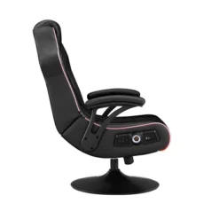 CXR3 Neo Fiber LED Audio Pedestal Gaming Chair With Subwoofer Black - X Rocker -Smart Office Sets GUEST 9ba74d87 8c57 430b af95 255253f80718
