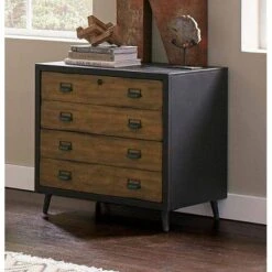 Payton Mid-Century Wood Lateral File Storage File Drawer Black - Martin Furniture -Smart Office Sets GUEST 9c962a07 80f6 436b a7b3 b74df659ad24