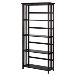 63" 5 Tier Mission Style Bookcase - Flora Home -Smart Office Sets GUEST 9cb93cce f6ef 4216 bff0 fa01009ce179