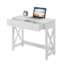 36" Oxford Desk White - Breighton Home -Smart Office Sets GUEST 9cef4d4d 91a7 43e1 940f 7f54c25c6fca