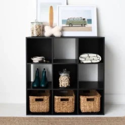 35.43" Langdrew 9 Cube Organizer Black - Signature Design By Ashley -Smart Office Sets GUEST 9dbbc987 3af2 4567 bbda 25dfda2739f6