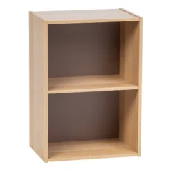 IRIS 2 Tier Wood Storage Shelf Brown/White -Smart Office Sets GUEST 9f130201 1ca2 434d bec1 fc5b3b6a1ad0