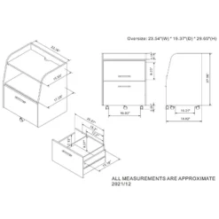 Brionie Letter File Cabinet Vintage Gray Oak - MiBasics 19 Brionie Letter File Cabinet Vintage Gray Oak - MiBasics -Smart Office Sets GUEST 9fd5cb32 de66 43aa b5ee 80a8c4892081