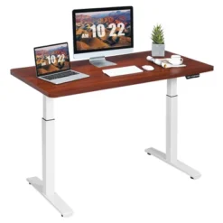 Costway Electric 55''x28'' Standing Desk Adjustable Sit To Stand W/ Controller -Smart Office Sets GUEST a06eb262 8a86 462e 875d 037002dc1dbb