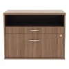Alera Open Office Series Low File Cabinet Credenza 29 1/2x19 1/8x22 7/8Walnut LS583020WA -Smart Office Sets GUEST a3eec2e0 be9d 4db1 b938 9e5c9370d018