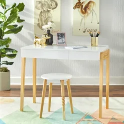 Alena Desk And Stool Set - Buylateral -Smart Office Sets GUEST a4fb68bd 933a 4ab9 97b7 5a9afb3f2c59