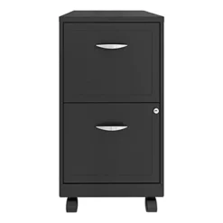 Space Solutions 18 Inch Wide Metal Mobile Organizer File Cabinet For Office Supplies And Hanging File Folders With 2 File Drawers, Charcoal 6 Space Solutions 18 Inch Wide Metal Mobile Organizer File Cabinet For Office Supplies And Hanging File Folders With 2 File Drawers, Charcoal -Smart Office Sets GUEST a52ac884 7ca6 4650 91e3 41417d670719