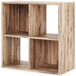 23.82" Piperton 4 Cube Organizer Natural - Signature Design By Ashley -Smart Office Sets GUEST a592ee7d 994b 4331 9dee 89f5c65d67af