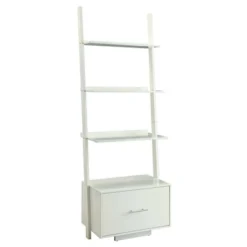 69" American Heritage Ladder Bookcase With File Drawer - Breighton Home -Smart Office Sets GUEST a5c1684a ea55 42d0 b610 4f07e34ab275