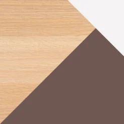 IRIS 2 Tier Wood Storage Shelf Brown/White -Smart Office Sets GUEST a79a08aa 85b6 46cf a3eb 82efdda6e220