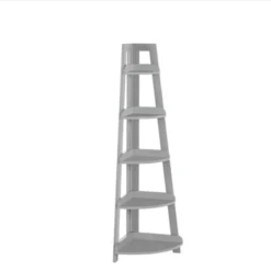 Kids' 5 Tier Corner Ladder Shelf - RiverRidge Home