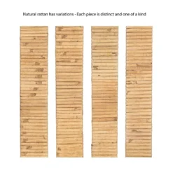 Kate & Laurel All Things Decor 2pc Rahmati Rattan Floating Shelves Natural -Smart Office Sets GUEST a871589f fef0 400e 8ca4 64af510ddc6b