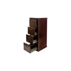 55" Huntington Club Four Drawer File Cabinet Cherry - Martin Furniture -Smart Office Sets GUEST a9874f58 1335 4a90 9e52 709a336b02e7