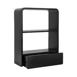 Kate & Laurel All Things Decor 18"x24" Kato Wall Shelf With Drawer -Smart Office Sets GUEST aab09d16 0258 447b b0b9 7ac253af5195