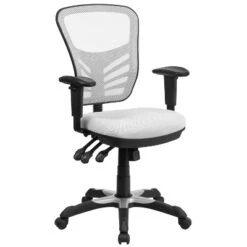 Emma And Oliver Mid-Back Mesh Triple Paddle Swivel Ergonomic Office Chair With Adjustable Arms -Smart Office Sets GUEST ac224979 fb6a 479e b903 3085456b7350
